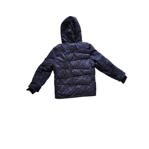 Spyder Nexus Puffer Hooded Nylon‎ Black Jacket Boy's Size Medium (10-12) - Picture 7 of 8